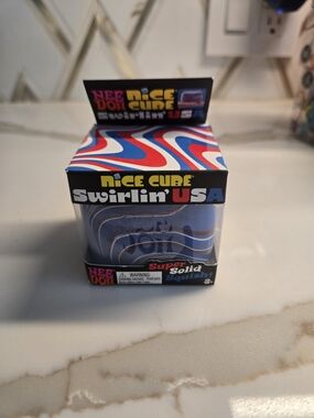 Nice Cube Swirlin' USA Kids Squishy Needoh AUTHENTIC